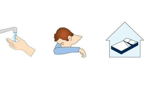 Tvätta händerna ofta, nys i armvecket och stanna hemma om du är sjuk så förhindrar du smittspridning.