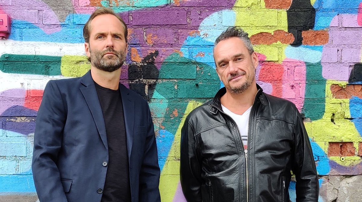 Michael Yngfors (tv) och Mattias Johansson från Hiber. Foto: Hiber AB