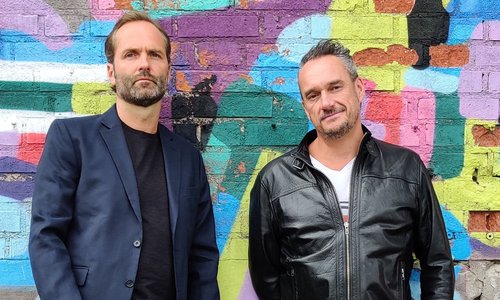 Michael Yngfors (tv) och Mattias Johansson från Hiber. Foto: Hiber AB